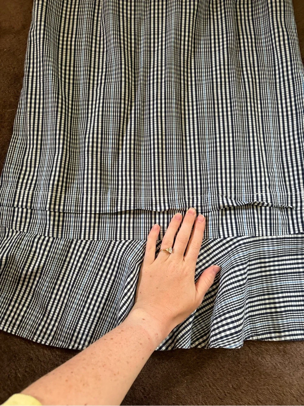 Cotton drop waist mini